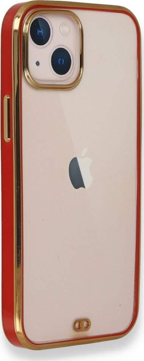 İphone 13 Kılıf Liva Silikon - Kırmızı