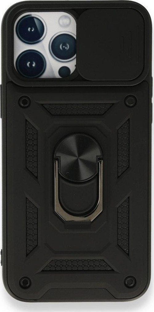 İphone 13 Pro Max Kılıf Pars Lens Yüzüklü Silikon