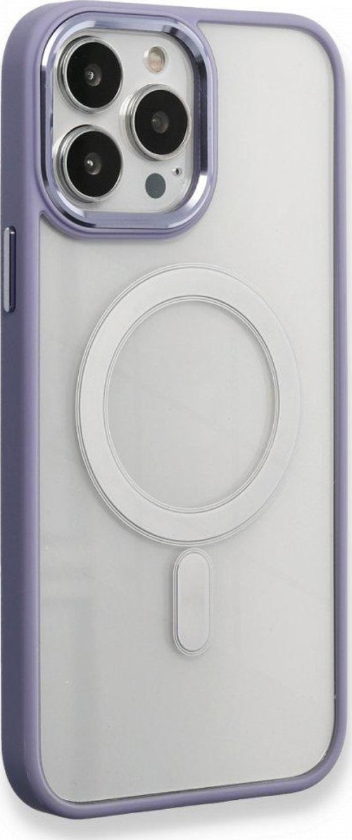 İphone 13 Pro Max Kılıf Room Magneticsafe Silikon - Lila