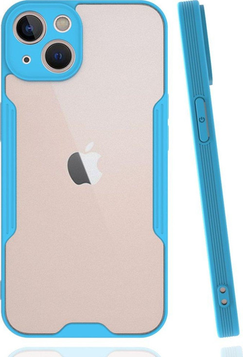 İphone 14 Kılıf Platin Silikon - Mavi