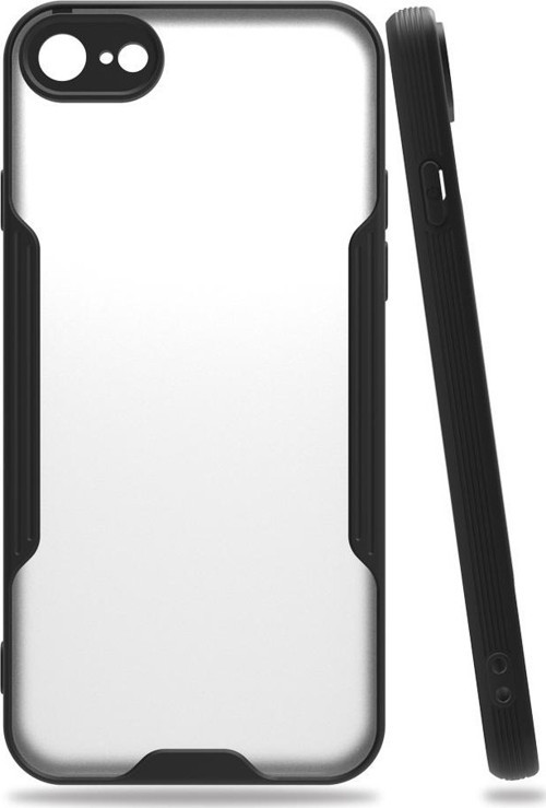 İphone 8 Kılıf Platin Silikon - Siyah