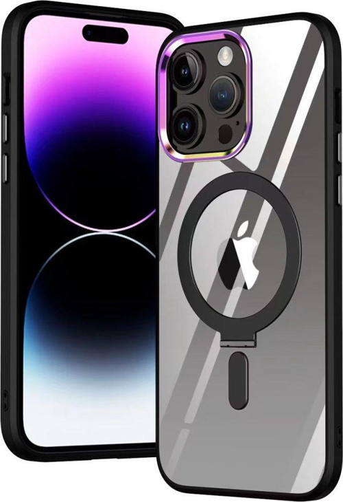 İphone 14 Pro Max Kılıf Mudo Magneticsafe Standlı Kapak