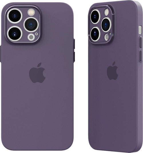 İphone 14 Pro Max Kılıf Puma Silikon - Koyu Mor
