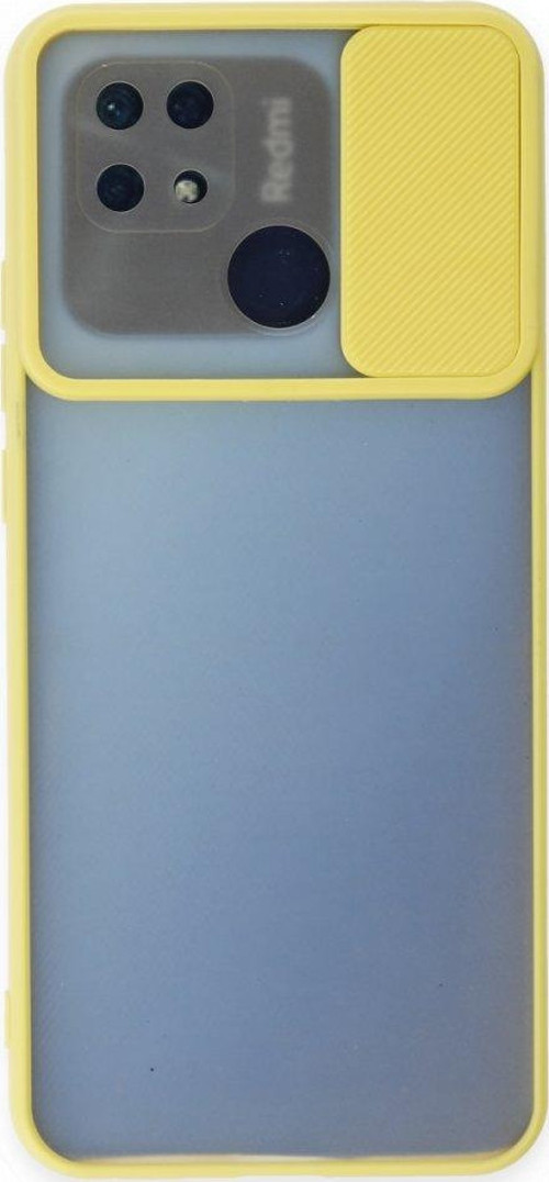 Xiaomi Poco C40 Kılıf Palm Buzlu Kamera Sürgülü Silikon