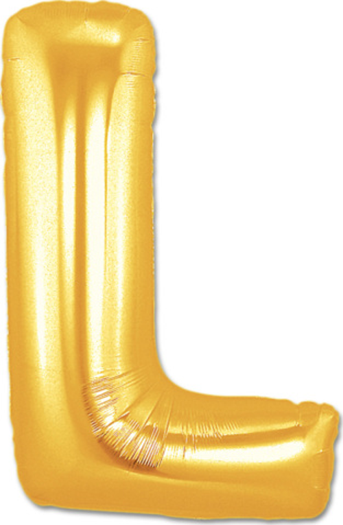 L Harf Folyo Balon Altın Renk 40 İnç