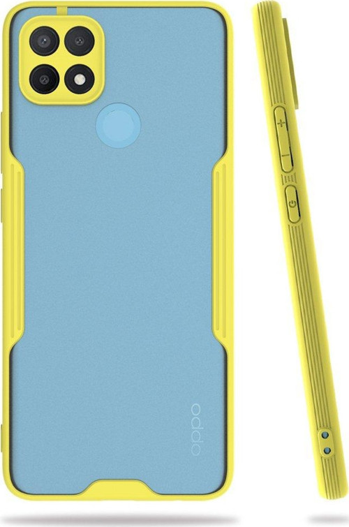 Oppo A15S Kılıf Platin Silikon