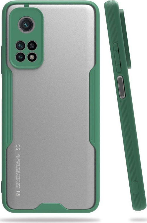 Xiaomi Mi 10T Kılıf Platin Silikon - Yeşil