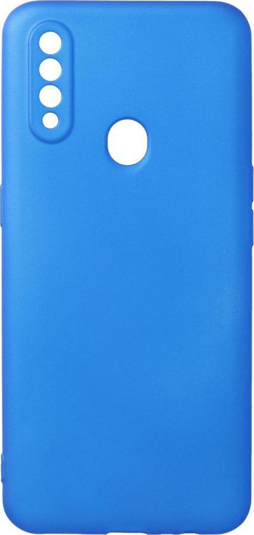 Oppo A31 Kılıf Premium Rubber Silikon - Mavi