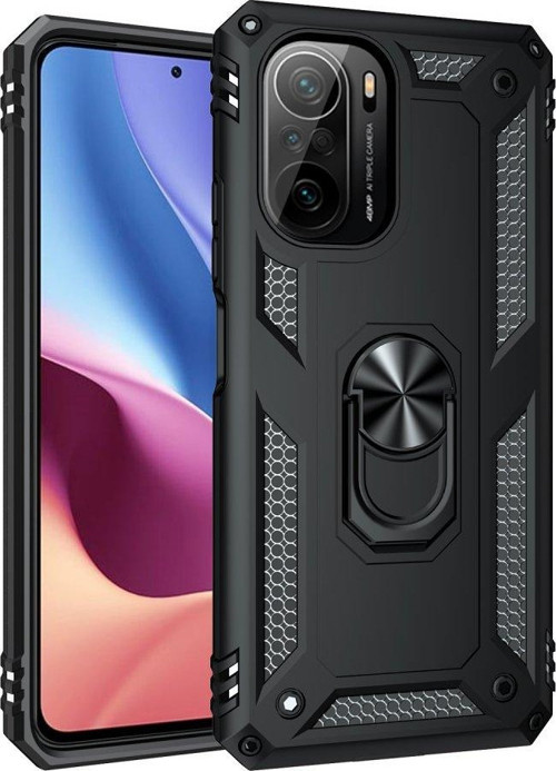 Xiaomi Poco F3 Kılıf Sofya Yüzüklü Silikon Kapak