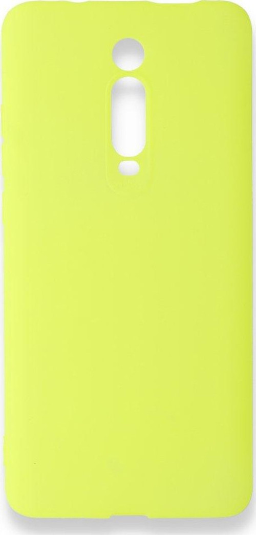 Xiaomi Mi 9T Kılıf Premium Rubber Silikon - Sarı