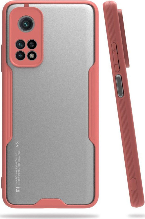 Xiaomi Mi 10T Pro Kılıf Platin Silikon - Pembe