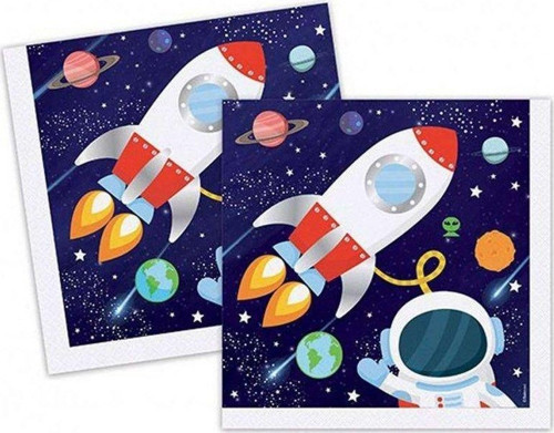Tkg9875 Balonevi, Kozmik Galaksi, Kağıt Peçete 16 Adet 33X33 Cm