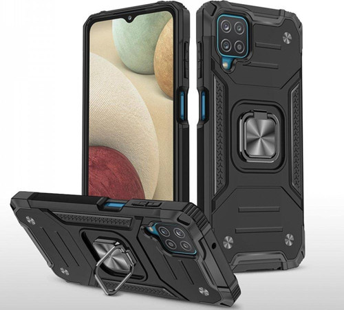 Samsung Galaxy A22 Kılıf Zegna Yüzüklü Silikon Kapak