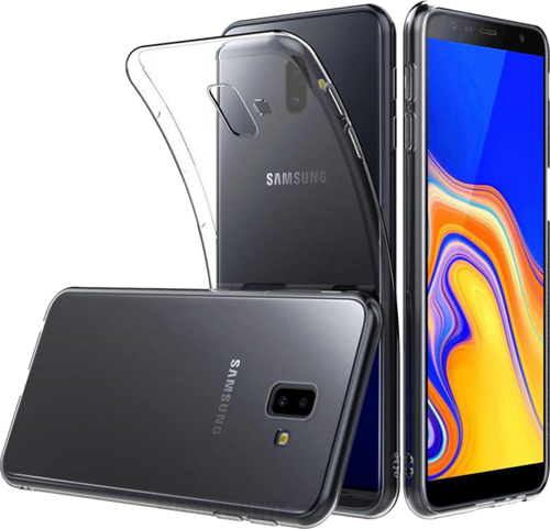 Samsung Galaxy J6 Plus Kılıf Lüx Şeffaf Silikon
