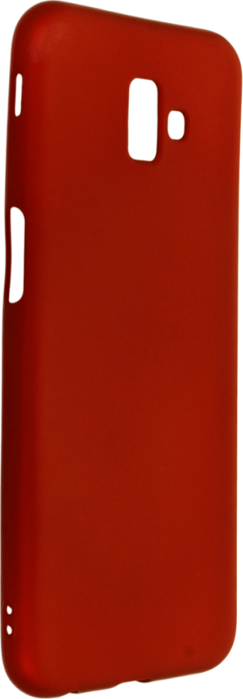 Samsung Galaxy J6 Plus Kılıf Premium Rubber Silikon - Bordo