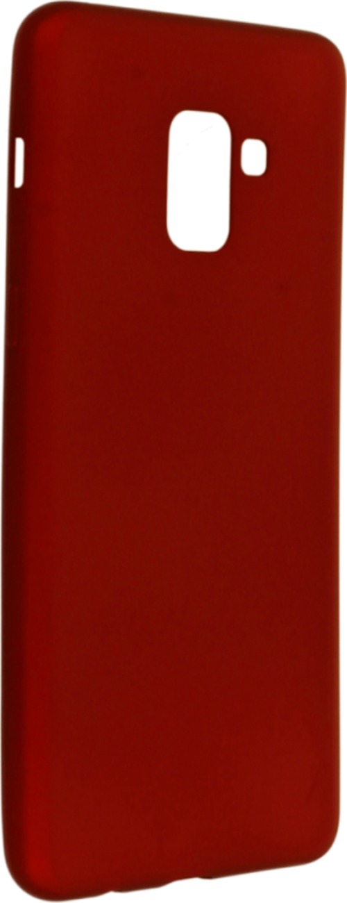 Samsung Galaxy A8 Plus 2018 Kılıf Premium Rubber Silikon - Bordo