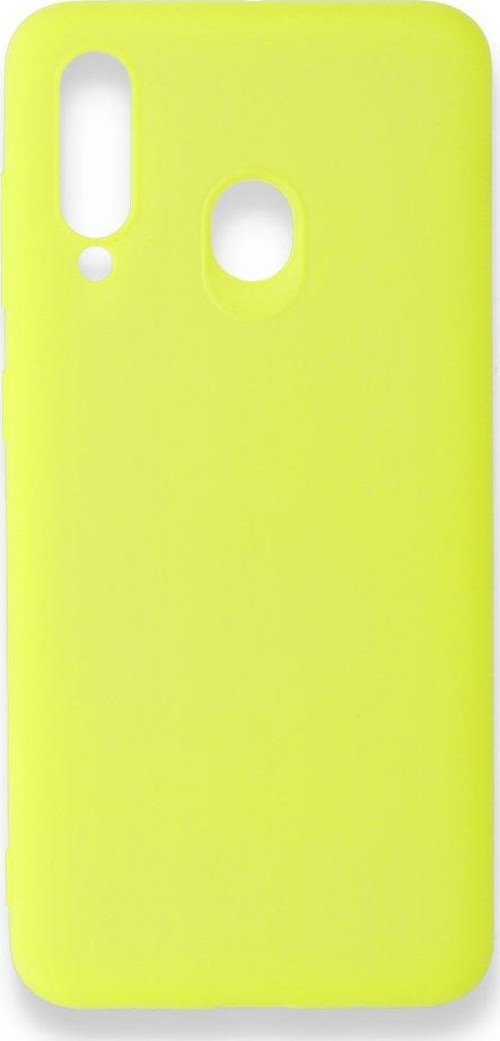Samsung Galaxy M40 Kılıf Premium Rubber Silikon - Sarı