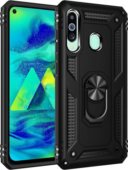 Samsung Galaxy M40 Kılıf Sofya Yüzüklü Silikon Kapak