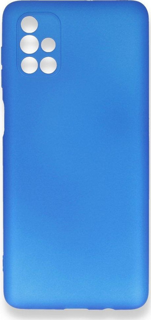 Samsung Galaxy M51 Kılıf Premium Rubber Silikon - Mavi