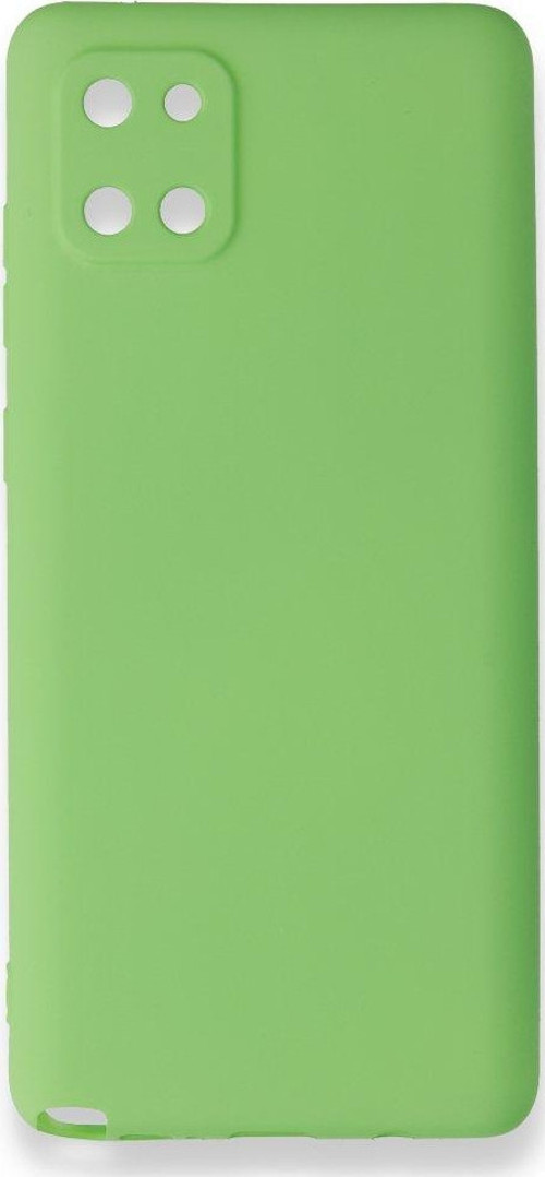 Samsung Galaxy A81 / Note 10 Lite Kılıf Premium Rubber Silikon - Yeşil