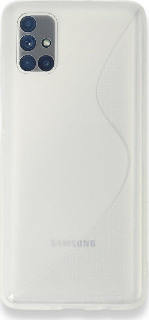 Samsung Galaxy M51 Kılıf S Silikon - Şeffaf