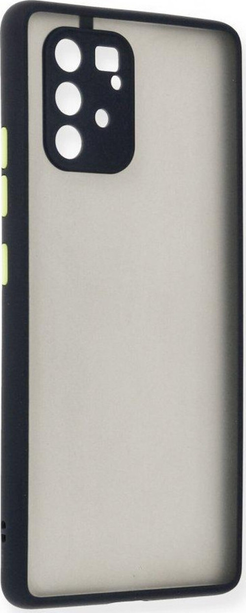 Samsung Galaxy A91 / S10 Lite Kılıf Montreal Silikon Kapak - Lacivert