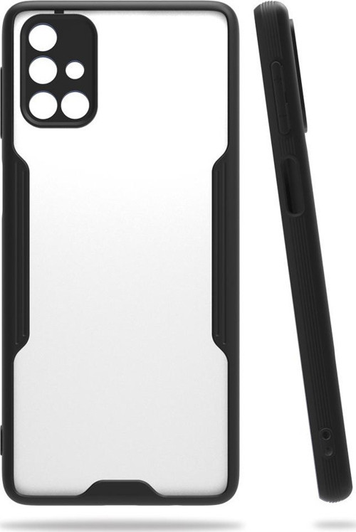 Samsung Galaxy M31S Kılıf Platin Silikon - Siyah