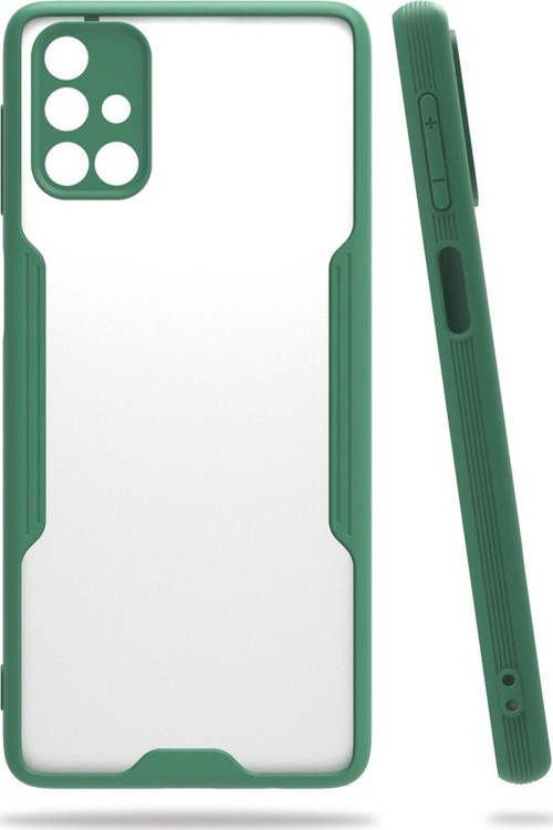Samsung Galaxy M31S Kılıf Platin Silikon - Yeşil