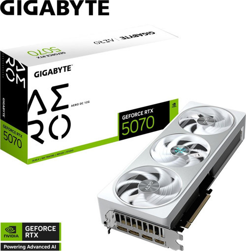 GeForce RTX 5070 AERO OC 12GB 192bit GDDR7 GV-N5070AERO OC-12GD