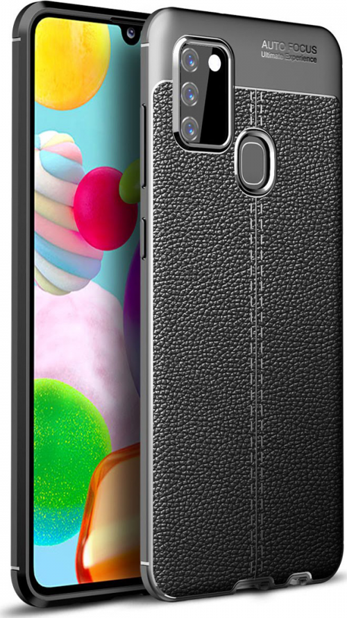 Samsung Galaxy A21S Kılıf Focus Derili Silikon