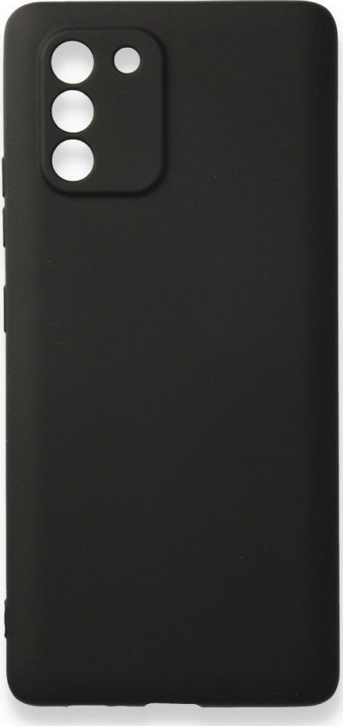 Samsung Galaxy A91 / S10 Lite Kılıf Premium Rubber Silikon - Siyah