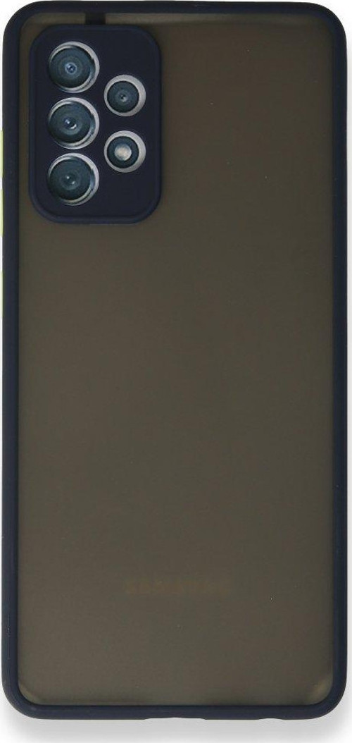 Samsung Galaxy A72 Kılıf Montreal Silikon Kapak - Lacivert