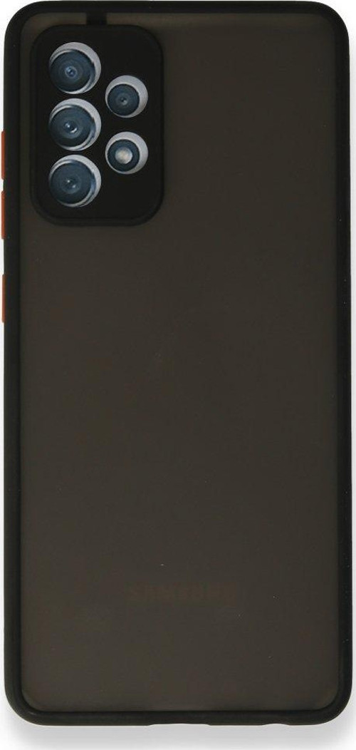 Samsung Galaxy A72 Kılıf Montreal Silikon Kapak - Siyah
