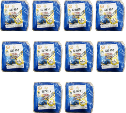 Çadır Kumaşı Branda Tente UV Güneşlik Gölgelik Koruma Yağmur Su Geçirmez - 3x6 Metre - 10 Paket