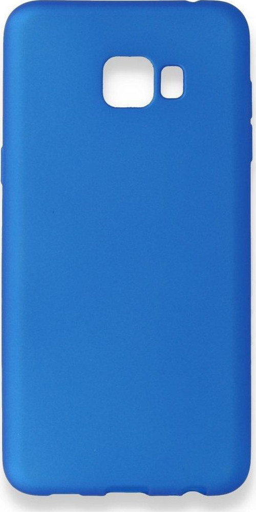 Samsung Galaxy C5 Pro Kılıf Premium Rubber Silikon - Mavi