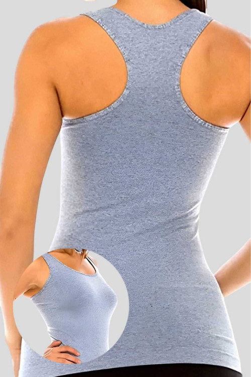 Kadın Sporcu Atlet Fitness Atlet Pilates Atlet Yoga Atlet Gri Standart