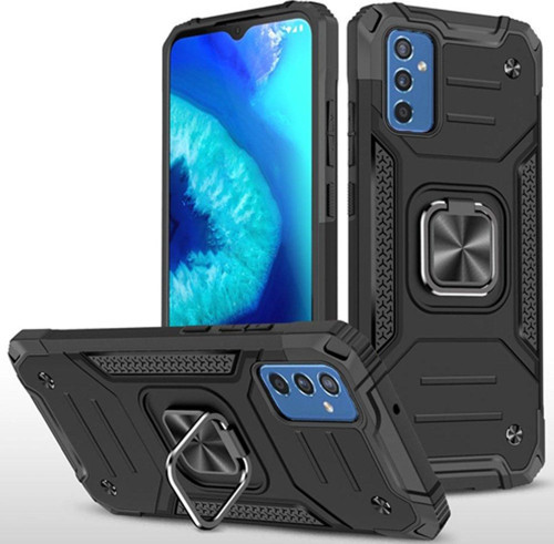 Samsung Galaxy M52 5G Kılıf Zegna Yüzüklü Silikon Kapak
