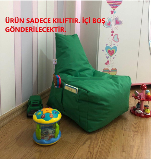 Açelya Çocuk(1-8 Yaş) Armut Koltuk Kılıfı ( Ürün Sadece Kılıftır. İçi Boş Gönderilecektir. )