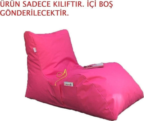 Daybed Armut Koltuk Kılıfı Pembe ( Ürün Sadece Kılıftır. İçi Boş Gönderilecektir. )