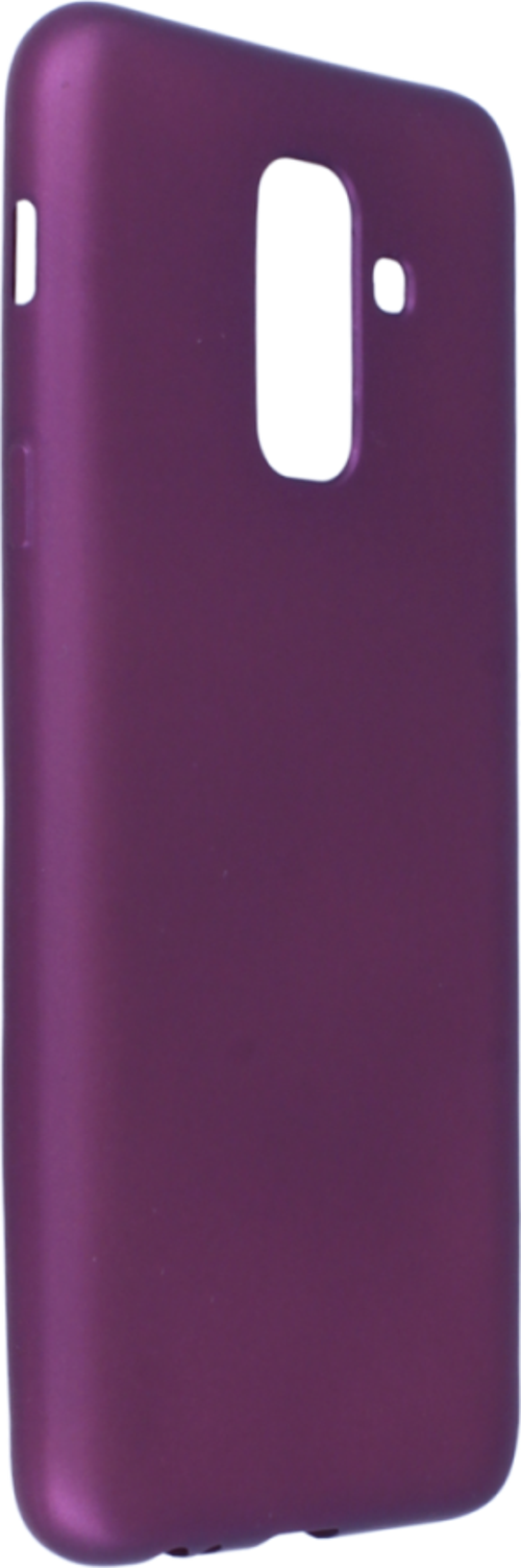 Samsung Galaxy A6 Plus 2018 Kılıf Premium Rubber Silikon - Mürdüm