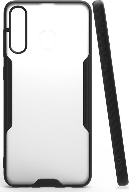 Samsung Galaxy A30 Kılıf Platin Silikon - Siyah