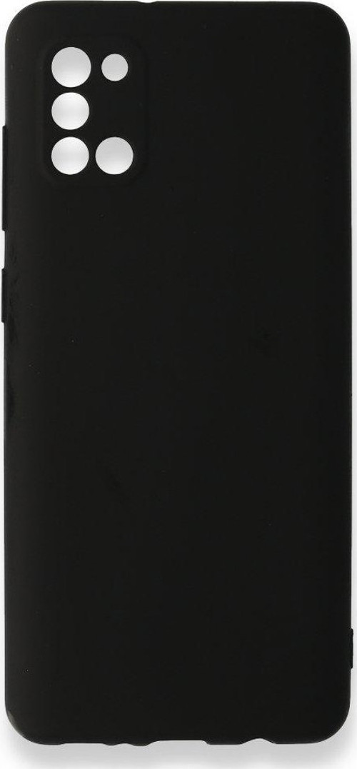 Samsung Galaxy A31 Kılıf Nano İçi Kadife Silikon - Siyah
