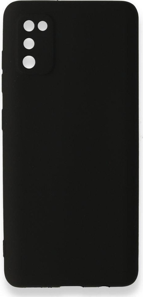 Samsung Galaxy A41 Kılıf Premium Rubber Silikon - Siyah