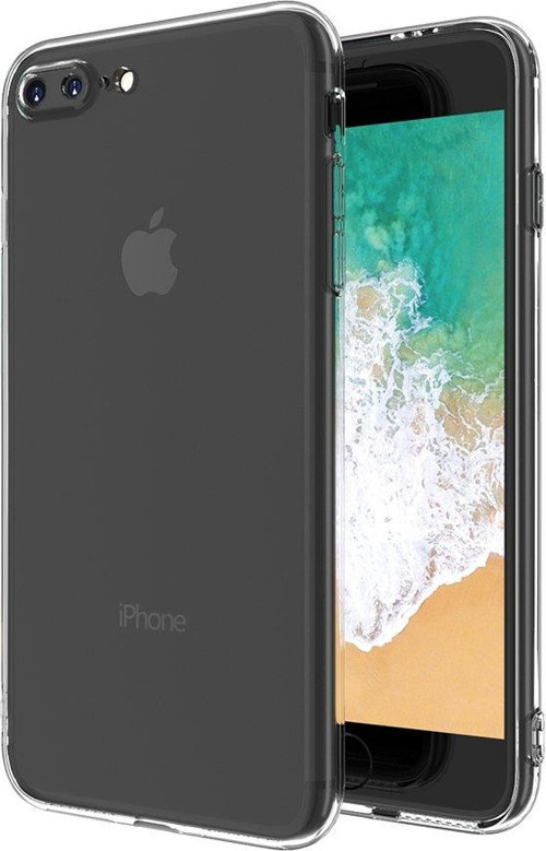 İphone 8 Plus Kılıf Deluxe 2Mm Şeffaf Silikon