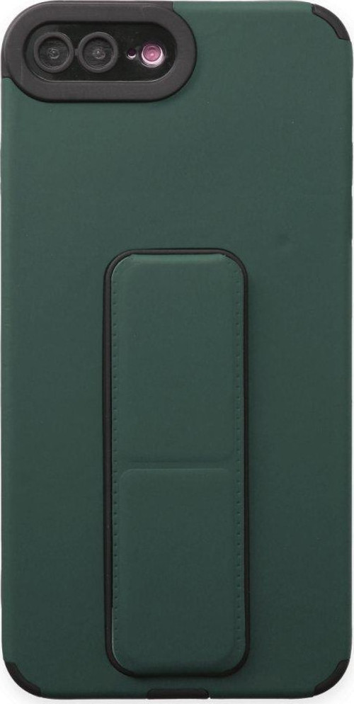 İphone 8 Plus Kılıf Mega Standlı Silikon - Yeşil
