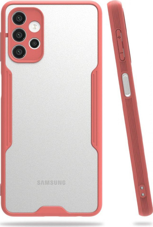 Samsung Galaxy A72 Kılıf Platin Silikon - Pembe
