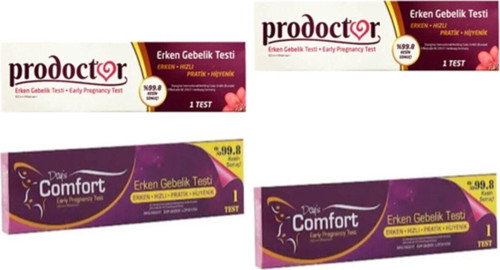 2 Adet + 2 Adet Comford Gebelik Erken Testi