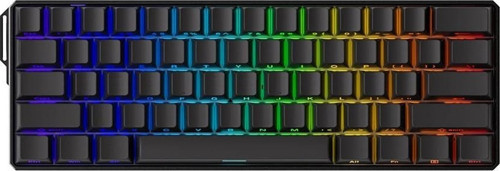 MONSGEEK FUN60 Ultra Shine-Through Black Hall Effect Manyetik Switch ARGB Kablosuz Hotswap Mekanik Gaming Klavye