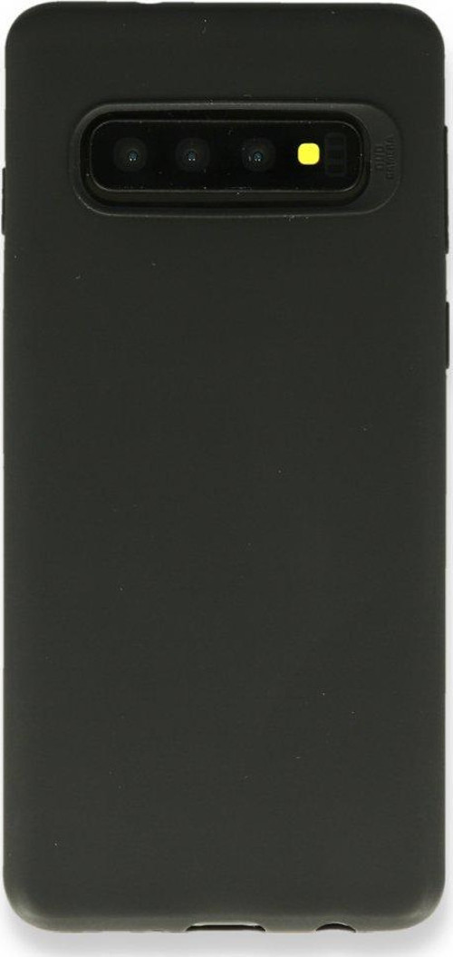 Samsung Galaxy S10 Plus Kılıf Premium Rubber Silikon - Siyah