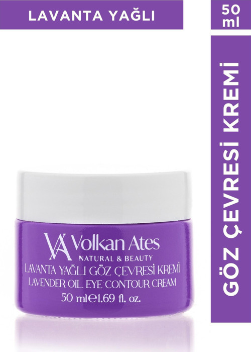 Lavanta Yağlı Göz Çevresi Kremi Cam Kavanoz 50 ml